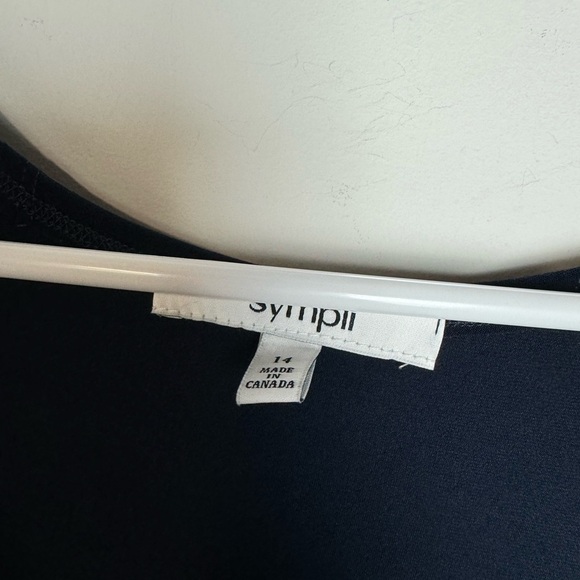 Sympli Tunic Dress Navy Blue 14 - Picture 4 of 8